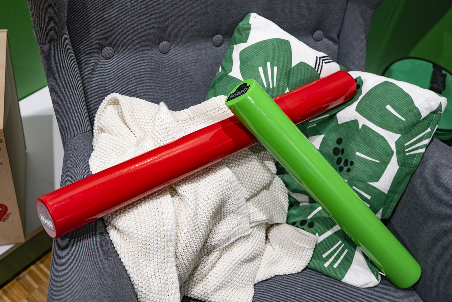 NINO Percussion Synthetic Rainstick 61cm - Rot