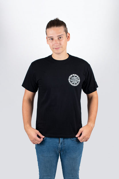 Tama t-shirt in black with Warlord logo on chest