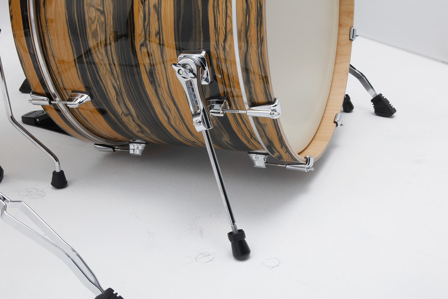 TAMA Superstar Classic Shell Kit 5 pcs - Natural Ebony Tiger Wrap/Chrome HW