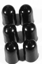 MEINL Percussion Cover Cap (6-pc set) 0,19 inch rubber - for MEINL clamp screw "Mini Bongo"