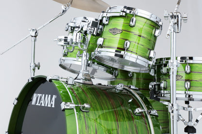 TAMA Starclassic Walnut/Birch Lacquer Rack Tom 10" x 7" - Lacquer Shamrock Oyster/Chrome HW