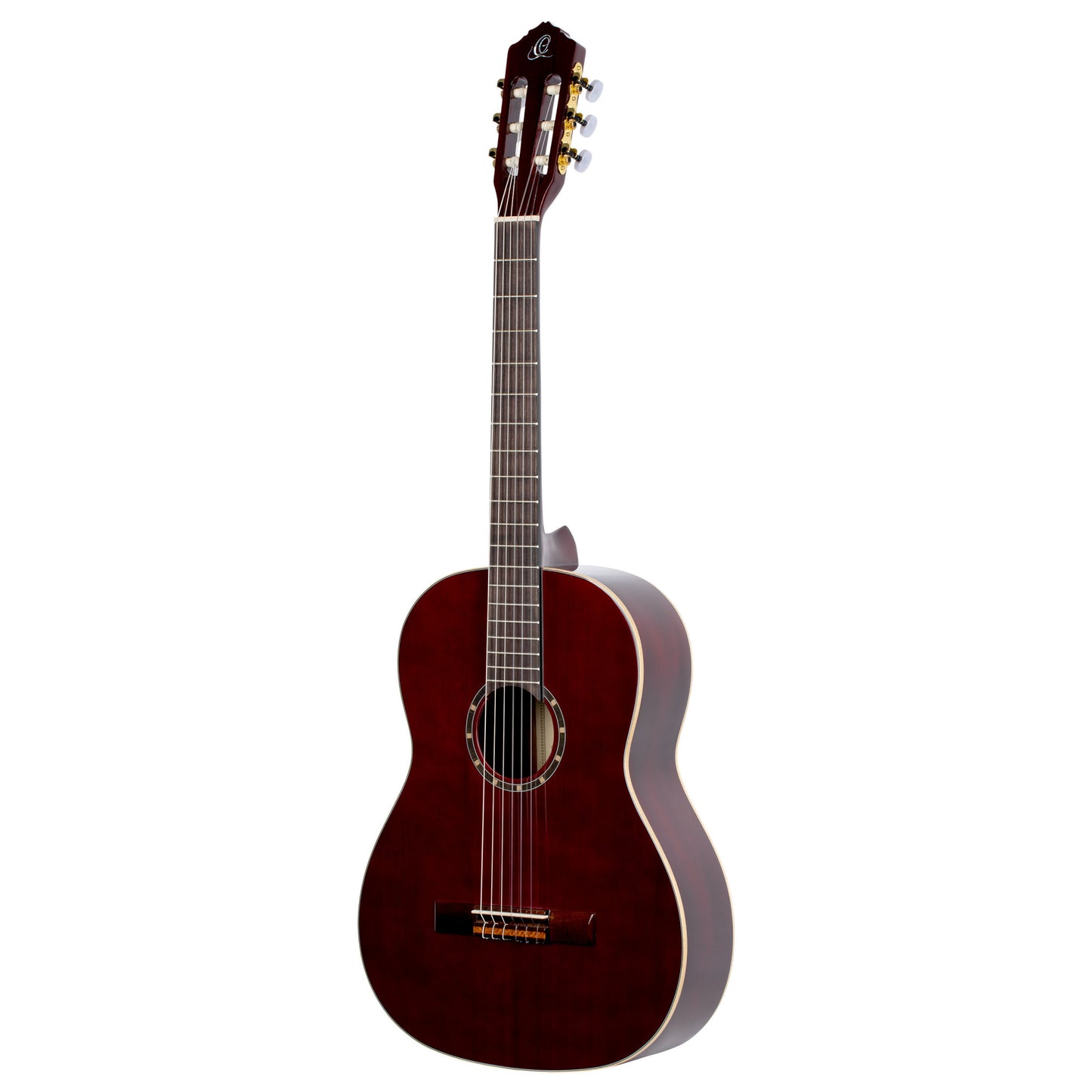 ORTEGA Family Series Pro 4/4 Slim Neck Konzertgitarre 6 String - Weinrot + Bag
