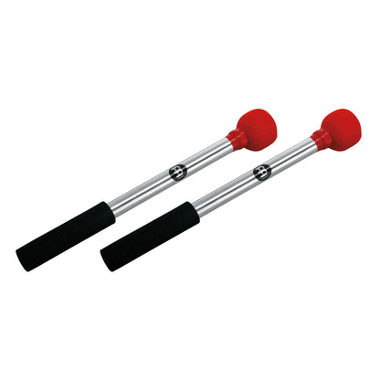 MEINL Percussion 2" Aluminum Samba Beater, Pair