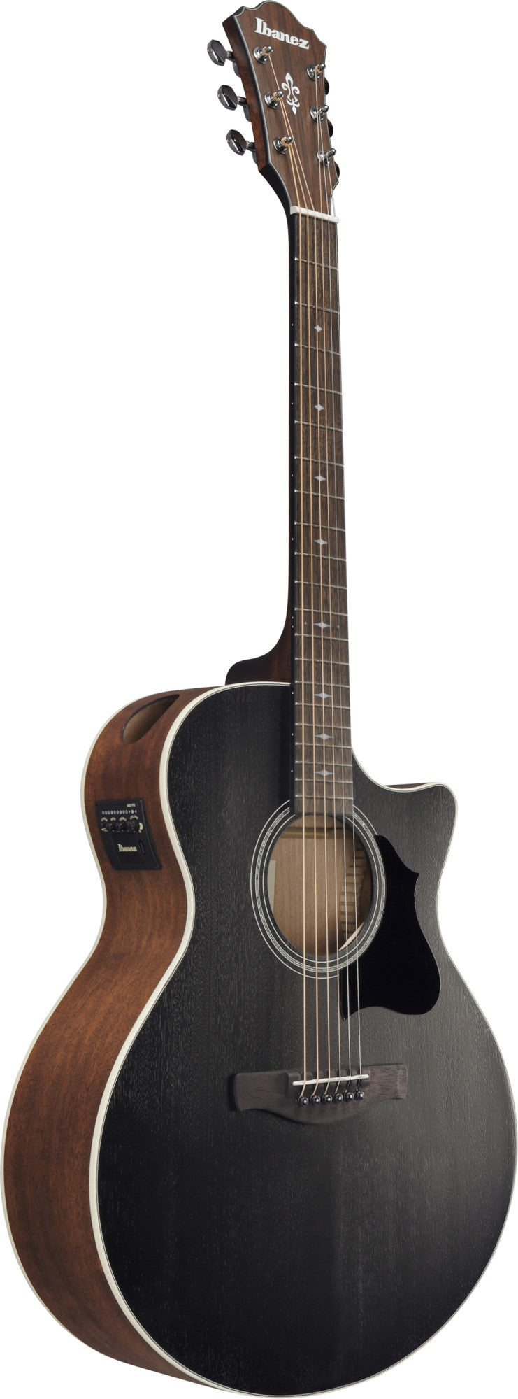 IBANEZ AE Akustikgitarre
6-String - Weathered Black Open Pore