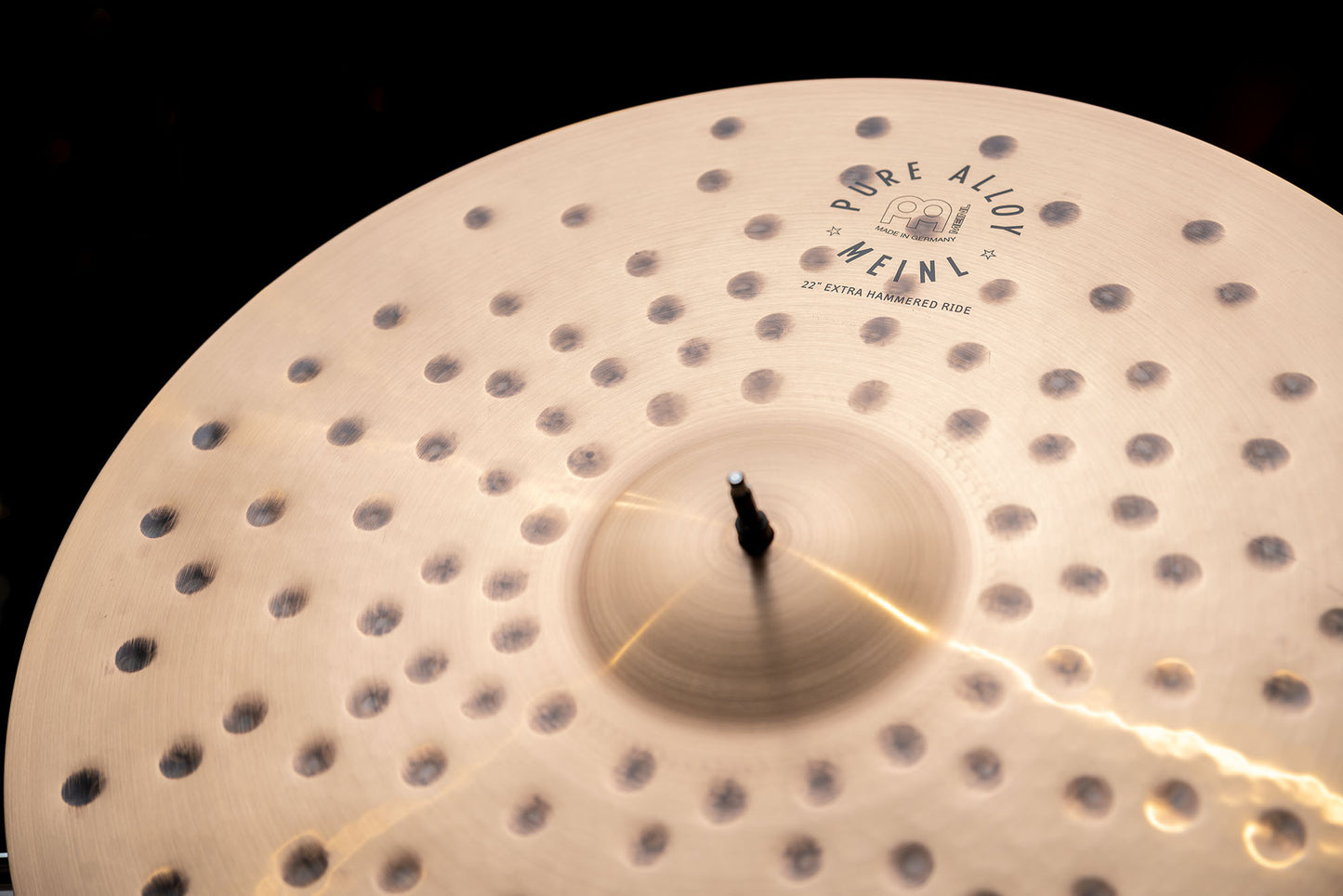 MEINL Cymbals Pure Alloy Extra Hammered Ride - 22"