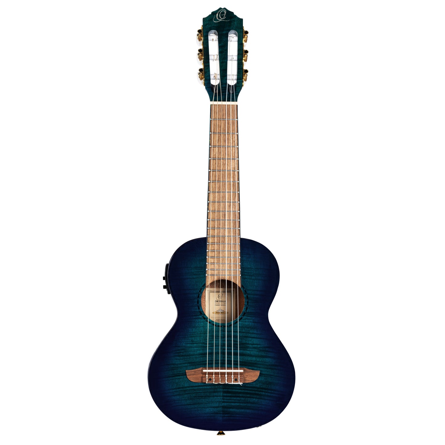 ORTEGA Mini Travel Series 1/8 Gitarre 6-String - Faded Blue + Gigbag