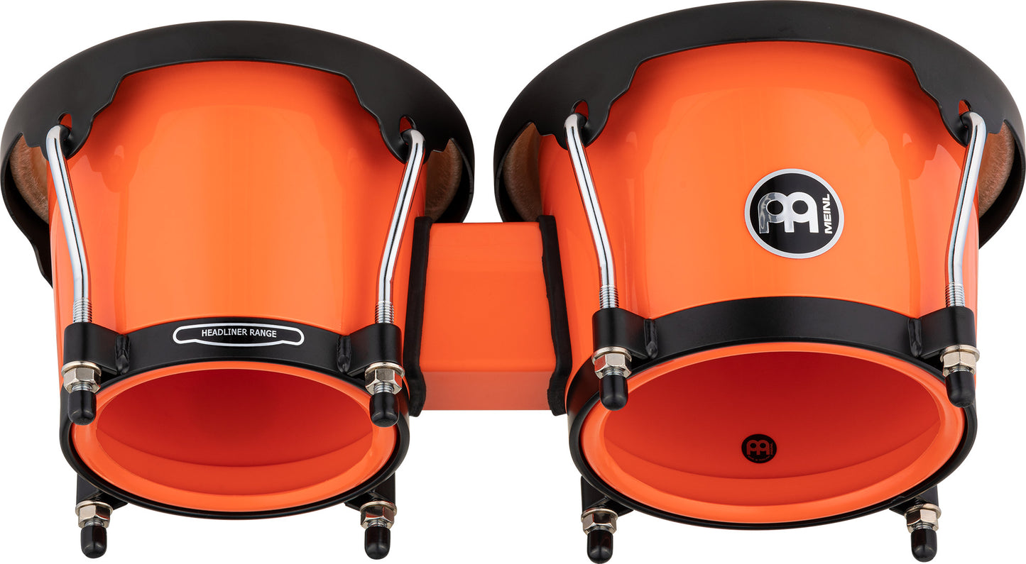 MEINL Percussion Journey Series Bongo 6 1/2" Macho & 7 1/2" Hembra - Electric Coral