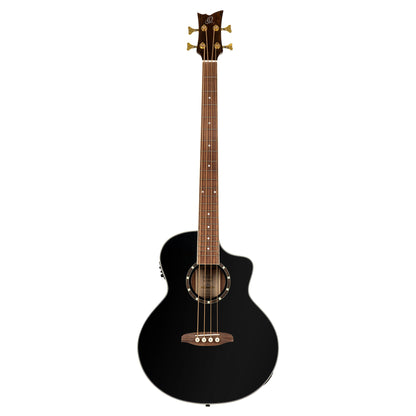 ORTEGA Deep Series 8 Medium Scale Acoustic Bass 4 String - Spruce / Mahogany Black