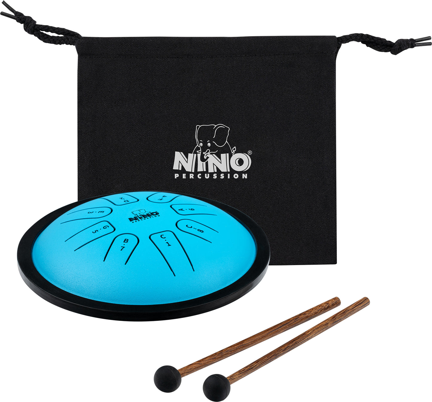 NINO Percussion Steel Tongue Drum - Blue