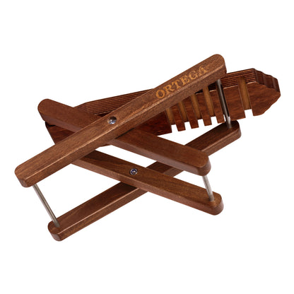 ORTEGA Wooden Foot Stool - Dark Brown