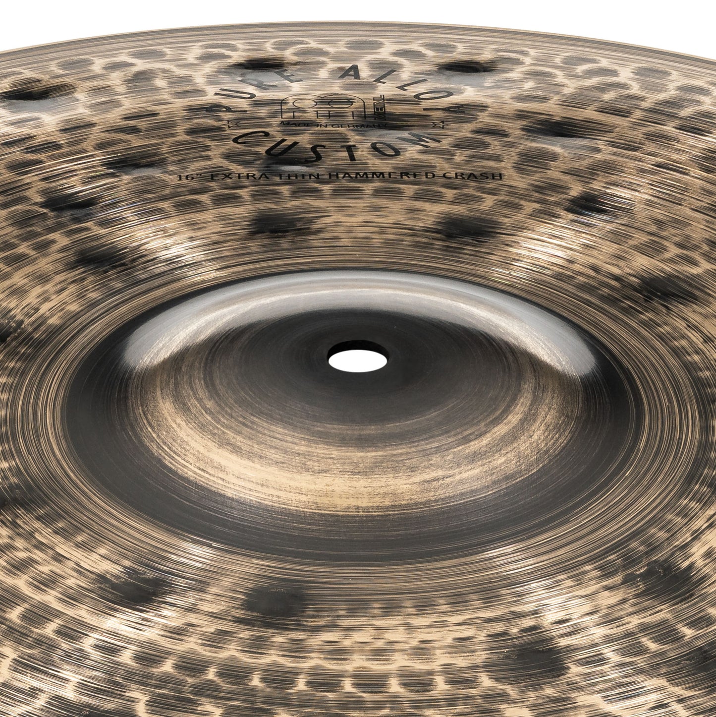 MEINL Cymbals Pure Alloy Custom Extra Thin Hammered Crash - 16"