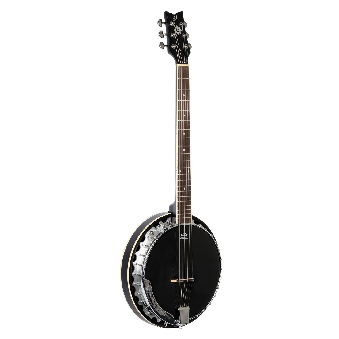 ORTEGA Raven Serie Banjo 6 String - Mahogany Black + Bag