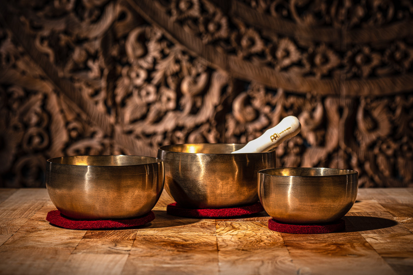 MEINL Sonic Energy Universal Series Singing Bowl Set 4 pcs - 500/700/750g + Mallet