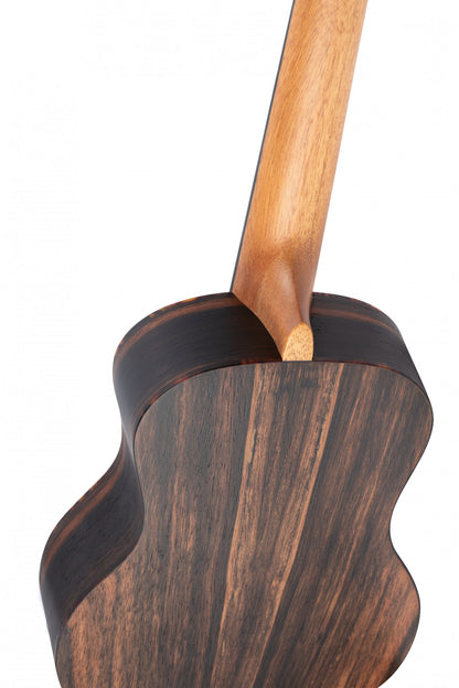 ORTEGA Timber Serie Tenor Ukulele 4 String - Ebony Natural + Bag