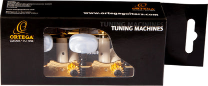 ORTEGA Family Series Pro Guitar Tuning Machines - Gold/White