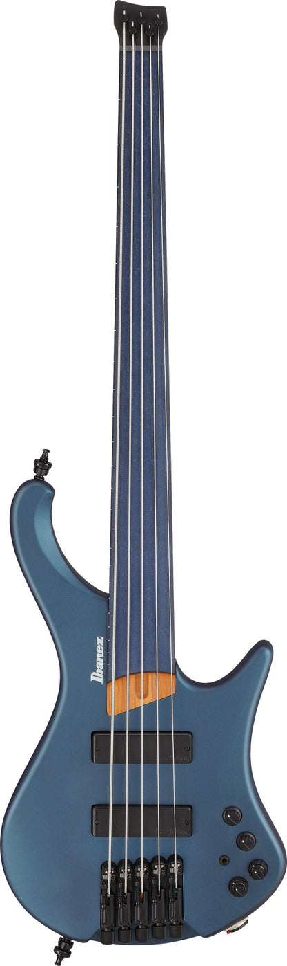 IBANEZ Bass Workshop EHB E-Bass 5-String Fretless - Arctic Ocean Matte