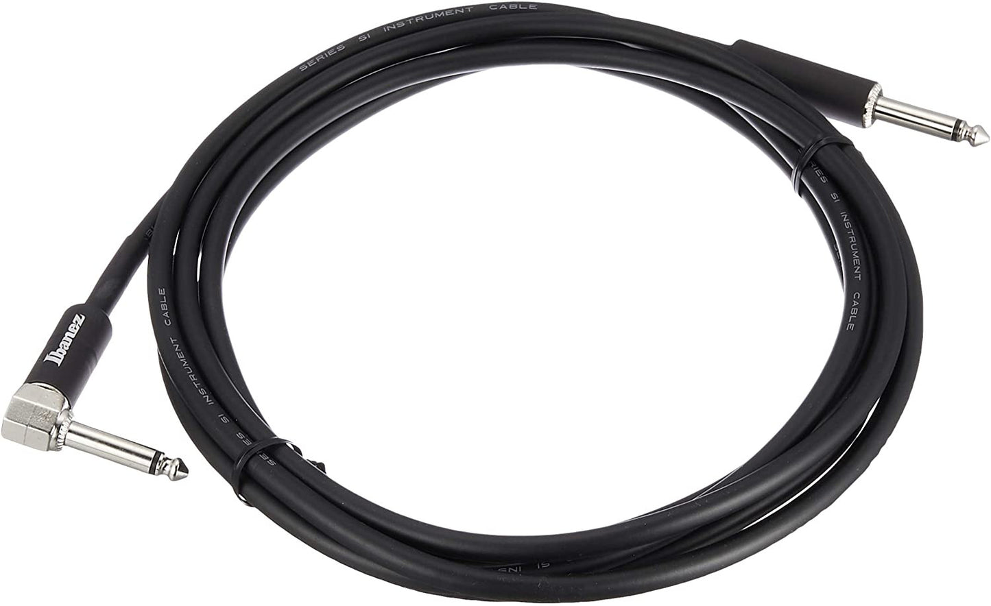 IBANEZ SI Serie (Standard) Instrumentenkabel - Gerade & abgewinkelter Stecker - Klinke - Klinke, Schwarz - 3,05 m / 10 ft