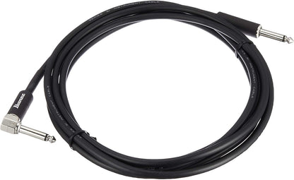 IBANEZ SI Serie (Standard) Instrumentenkabel - Gerade & abgewinkelter Stecker - Klinke - Klinke, Schwarz - 3,05 m / 10 ft