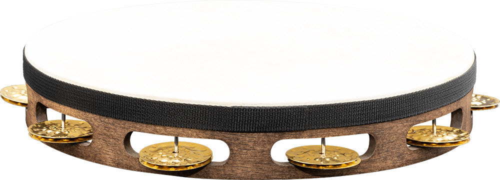 MEINL Percussion Vintage Wood Series Headed Tambourine - 10"
