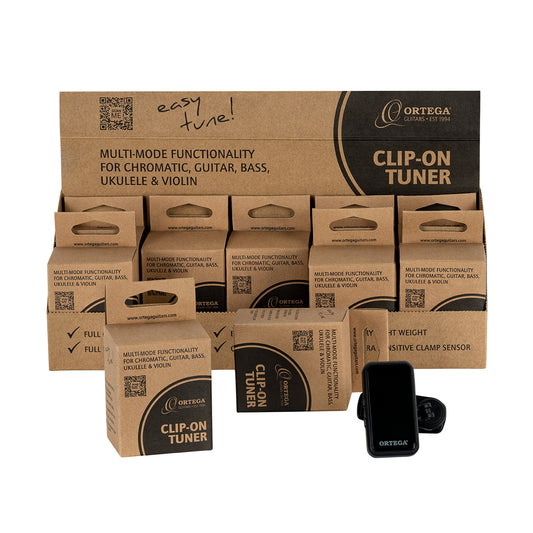 ORTEGA Multi-Mode Headstock-Tuner Sales Display - 10 pcs