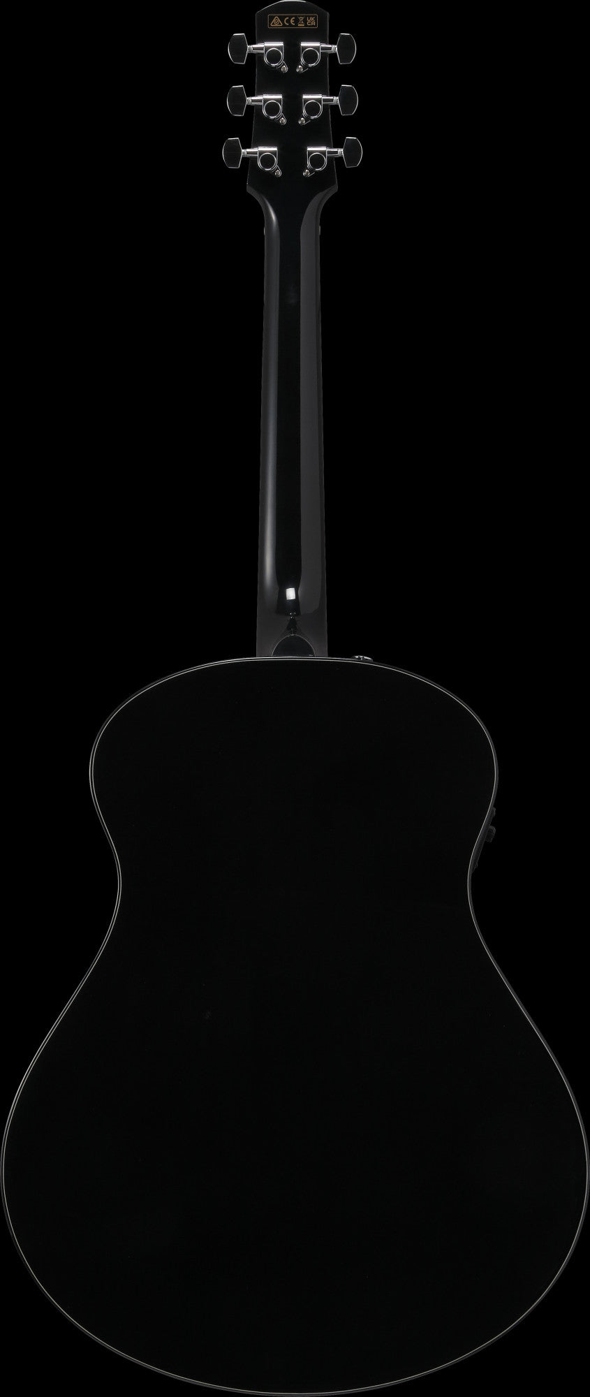 IBANEZ Advanced Acoustic AAM Acoustic Guitar 6-String - Black High Gloss