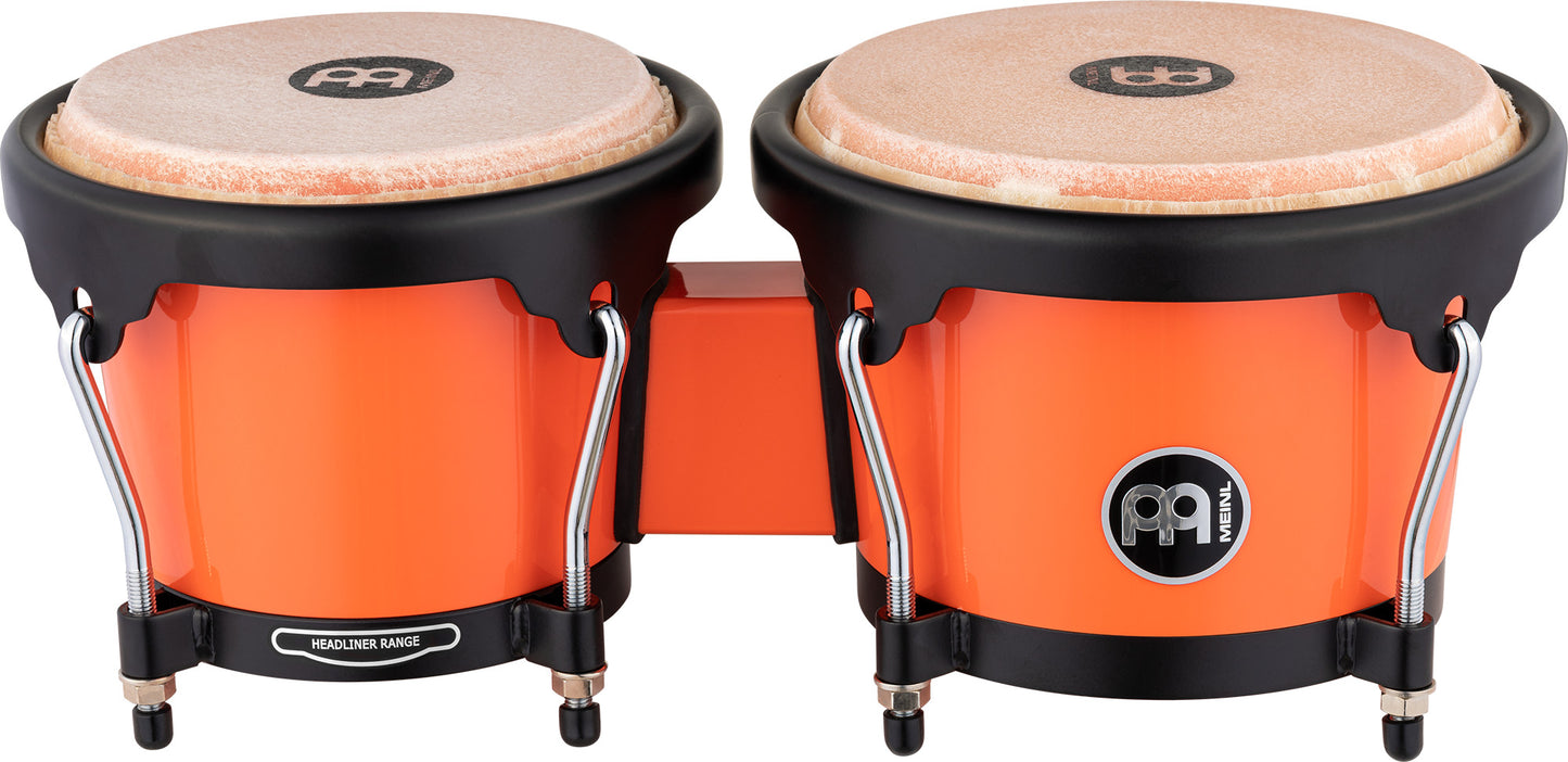 MEINL Percussion Journey Series Bongo 6 1/2" Macho & 7 1/2" Hembra - Electric Coral