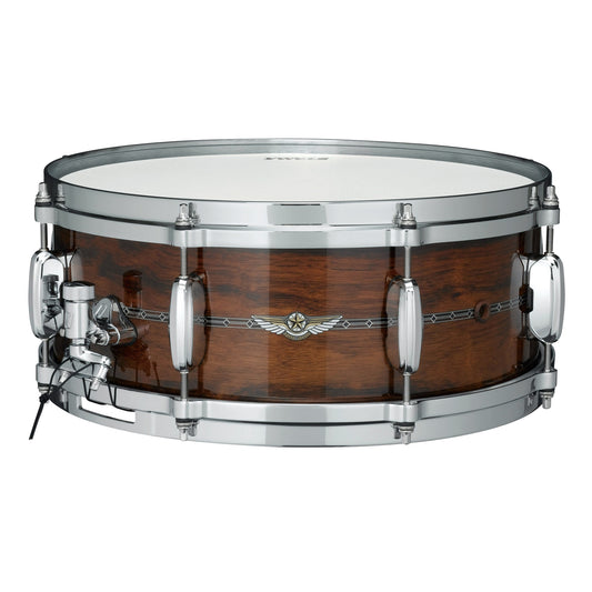 TAMA STAR Bubinga Snaredrum 14" x 5,5" - Natural Indian Laurel/Chrom HW - Outside Inlay