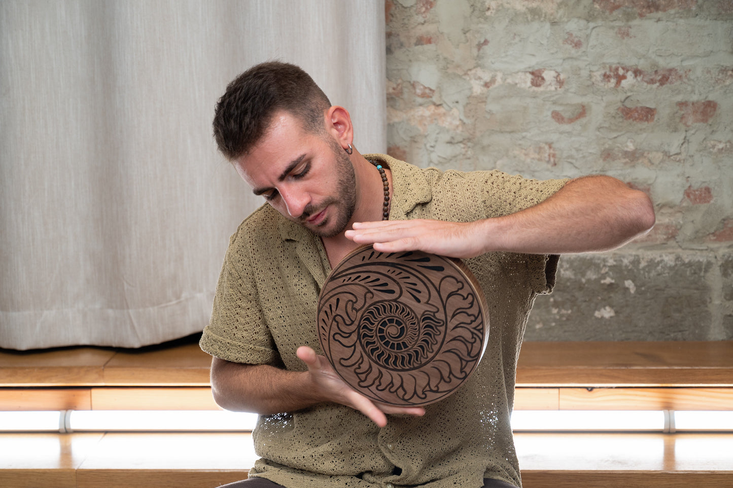 MEINL Sonic Energy 10" Rain Disk, Ocean Sound, Fibonacci-Inspired Carving
