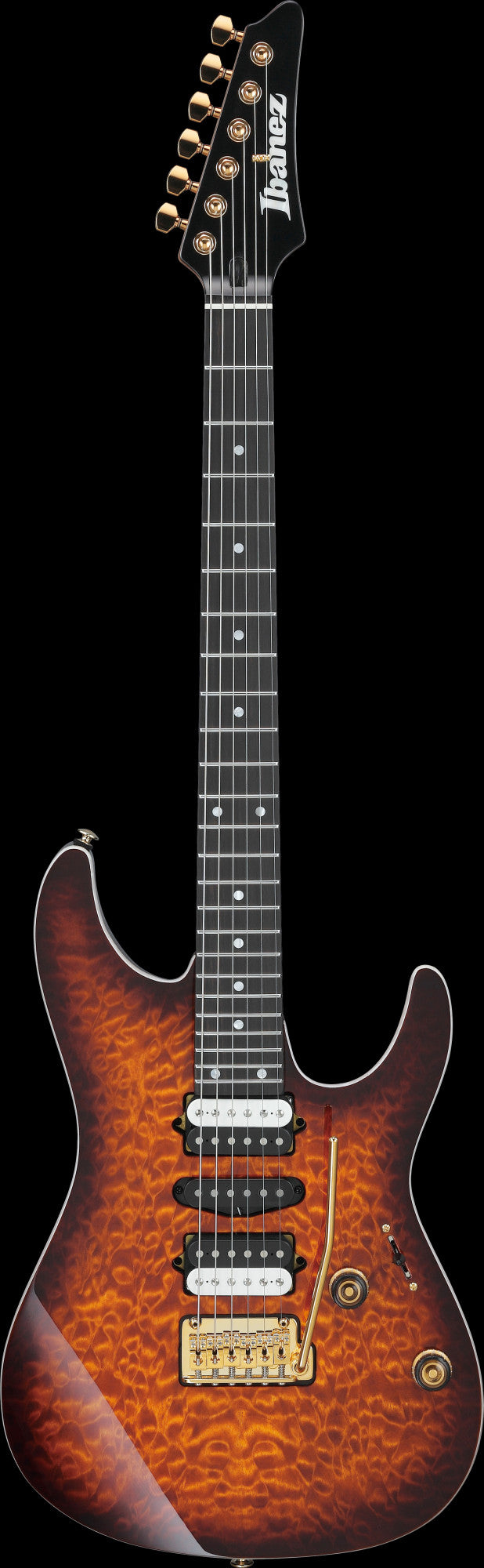 IBANEZ Premium AZ Electric Guitar 6-String - Dragon Eye Burst + Gig Bag
