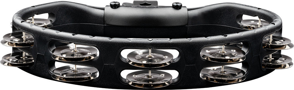 MEINL Percussion Headliner® Series Mountable Molded ABS Tambourine - Black