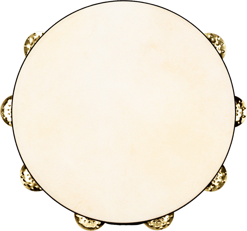 MEINL Percussion Vintage Wood Series Headed Tambourine - 10"