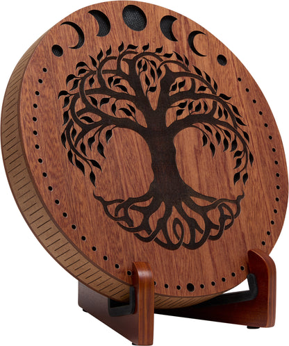 MEINL Sonic Energy 10" Rain Disk, Stream Sound, Moon Phases & Tree of Life Carving