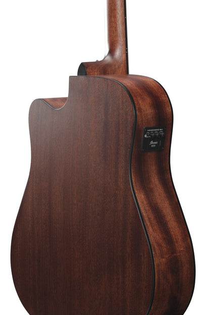 IBANEZ Artwood AW Acoustic Guitar 6-String - Weathered Black Open Pore