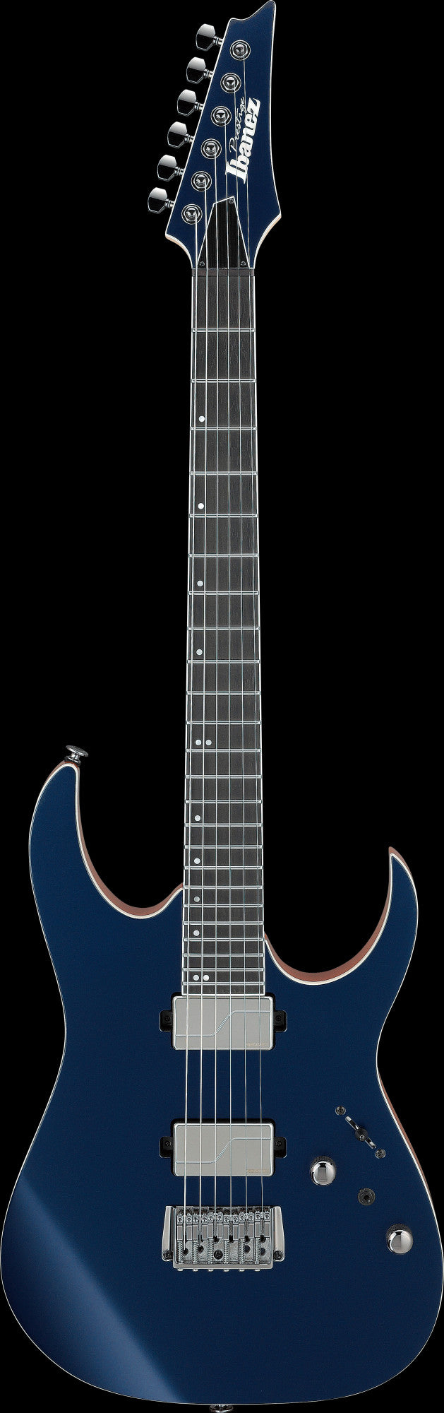 IBANEZ Prestige RG E-Gitarre 6-String - Dark Tide Blue Flat + Koffer