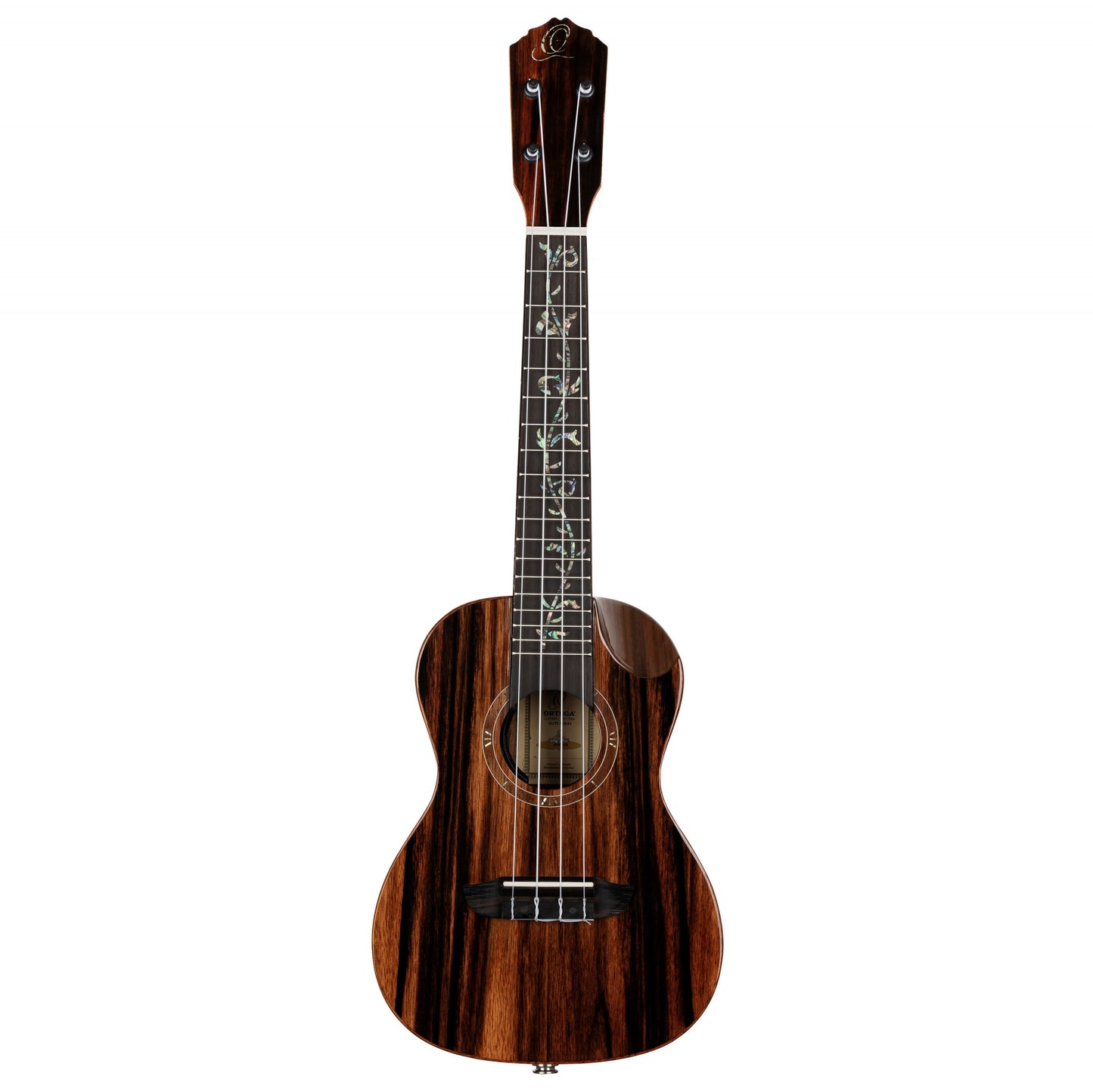 ORTEGA Elite Serie Konzert Ukulele 4 String - Solid Ebony Natural + Bag