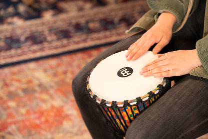 MEINL Percussion Travel Series African Djembe 8" - Kenyan Quilt