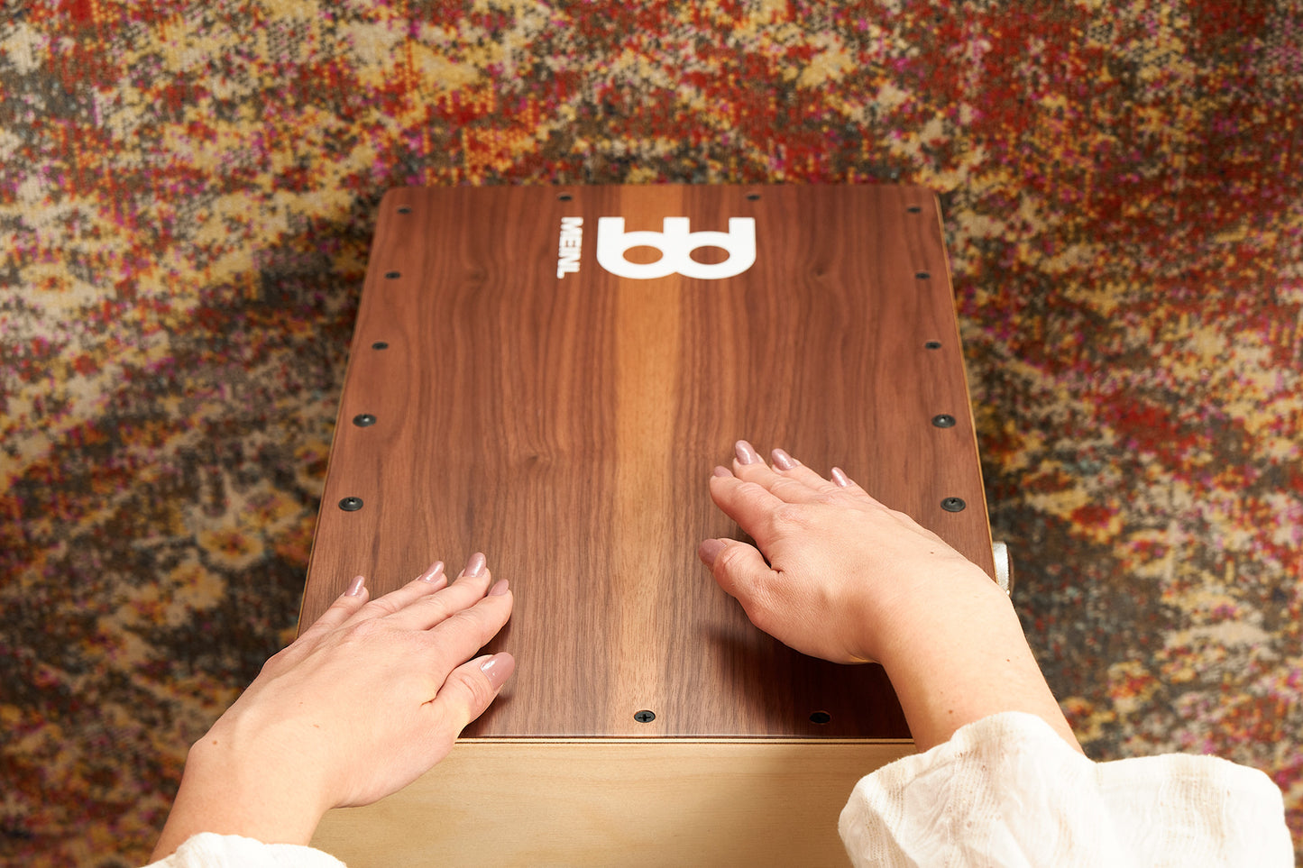 MEINL Percussion Snarecraft Professional Series Cajon 100 - Walnut