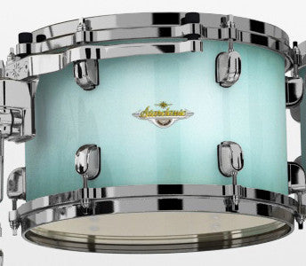 TAMA Starclassic Maple Lacquer Rack Tom 8" x 7" - Light Blue Jade Burst/Black Nickel HW