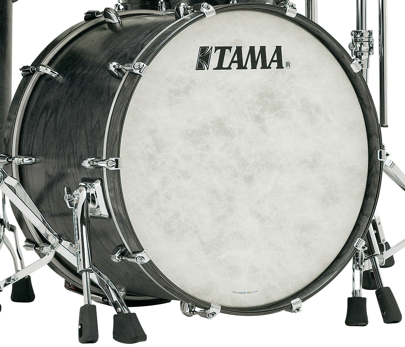 TAMA STAR Walnut Bass Drum 22" x 16" - Satin Charcoal Japanese Sen/Chrom HW