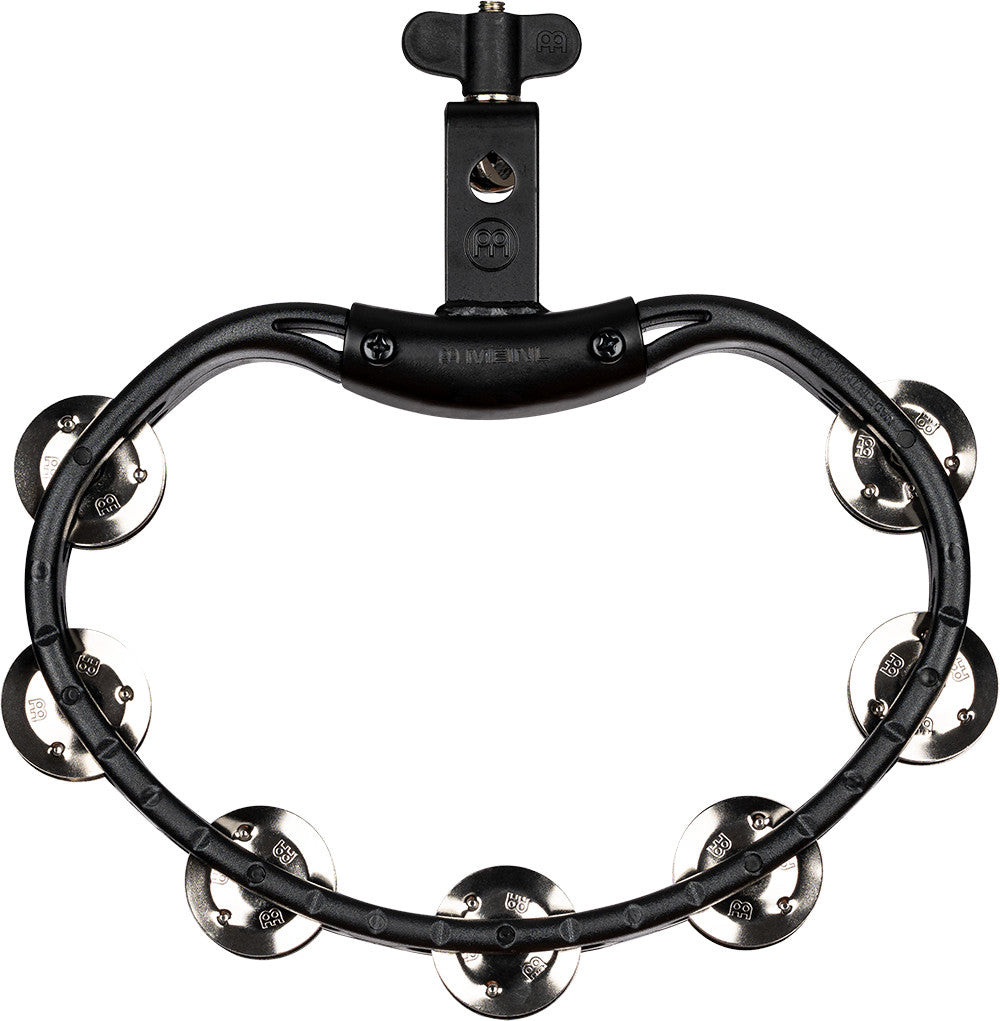 MEINL Percussion Headliner® Series Mountable Molded ABS Tambourine - Black