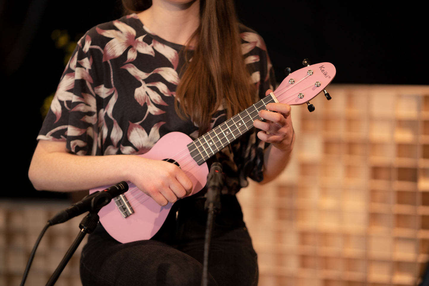 KEIKI K2 Serie Sopran Ukulele Set - Agathis / ABS Fairy Dust