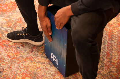 MEINL Percussion Headliner® Series Snare Cajon - Pacific Blue Fade