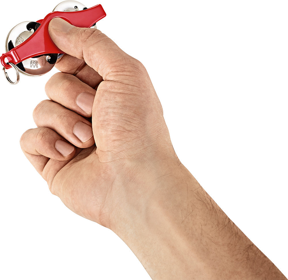 MEINL Percussion Key Ring Tambourine - red