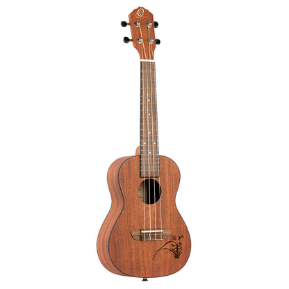 ORTEGA  Bonfire Series Concert Ukulele 4 String - Sapele Natural