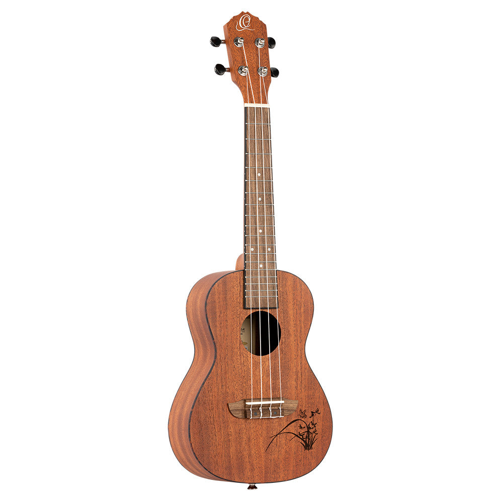 ORTEGA  Bonfire Series Concert Ukulele 4 String - Sapele Natural