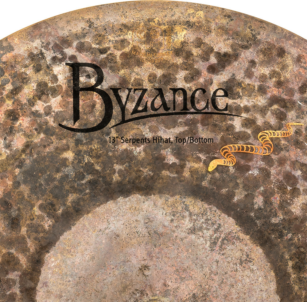 MEINL Cymbals Byzance Brilliant Serpents Hihat - 13"