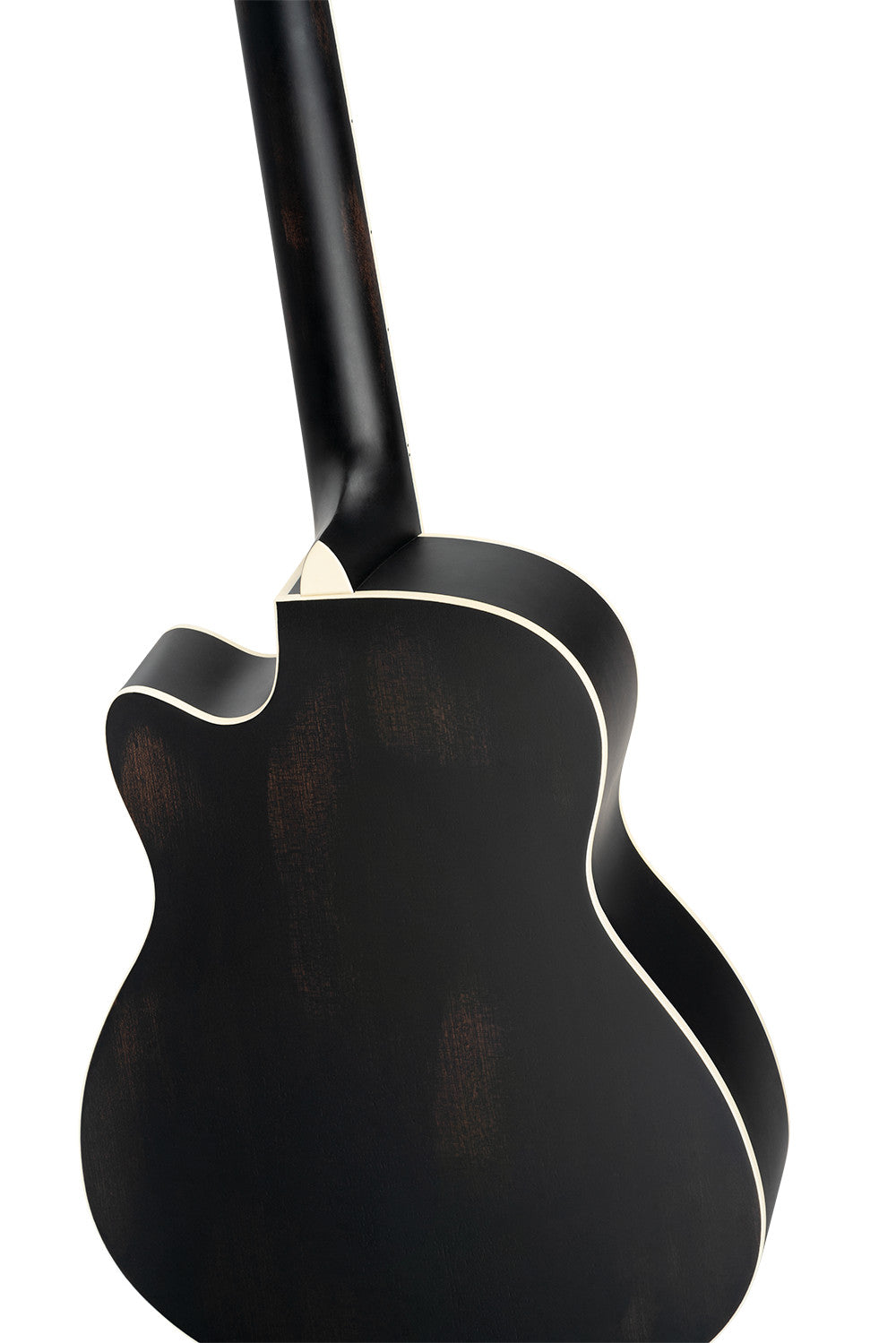 ORTEGA Americana Series Resonatorgitarre  6 String - Distressed Black / Antique Brass HW