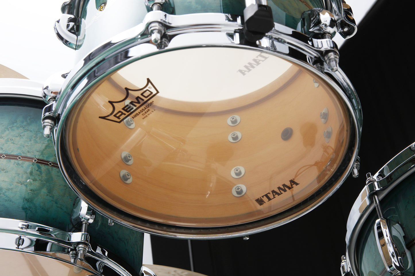 TAMA STAR Maple Factory Vault Shell Kit 5 pcs. - Cerulean Bird's Eye Maple/Chrome HW