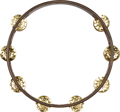 MEINL Percussion Traditional Wood Series Tambourine - 10"