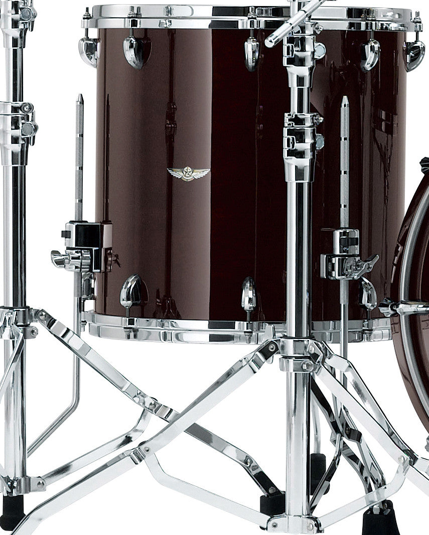 TAMA STAR Walnut Floor Tom 14" x 14" - Dark Mocha Walnut/Chrome HW